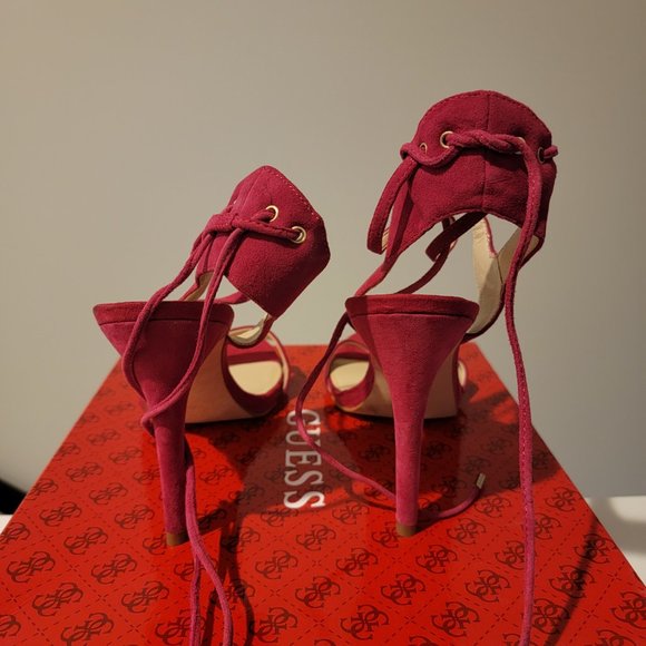 Guess Christa Medium Pink Suede - Picture 2 of 4